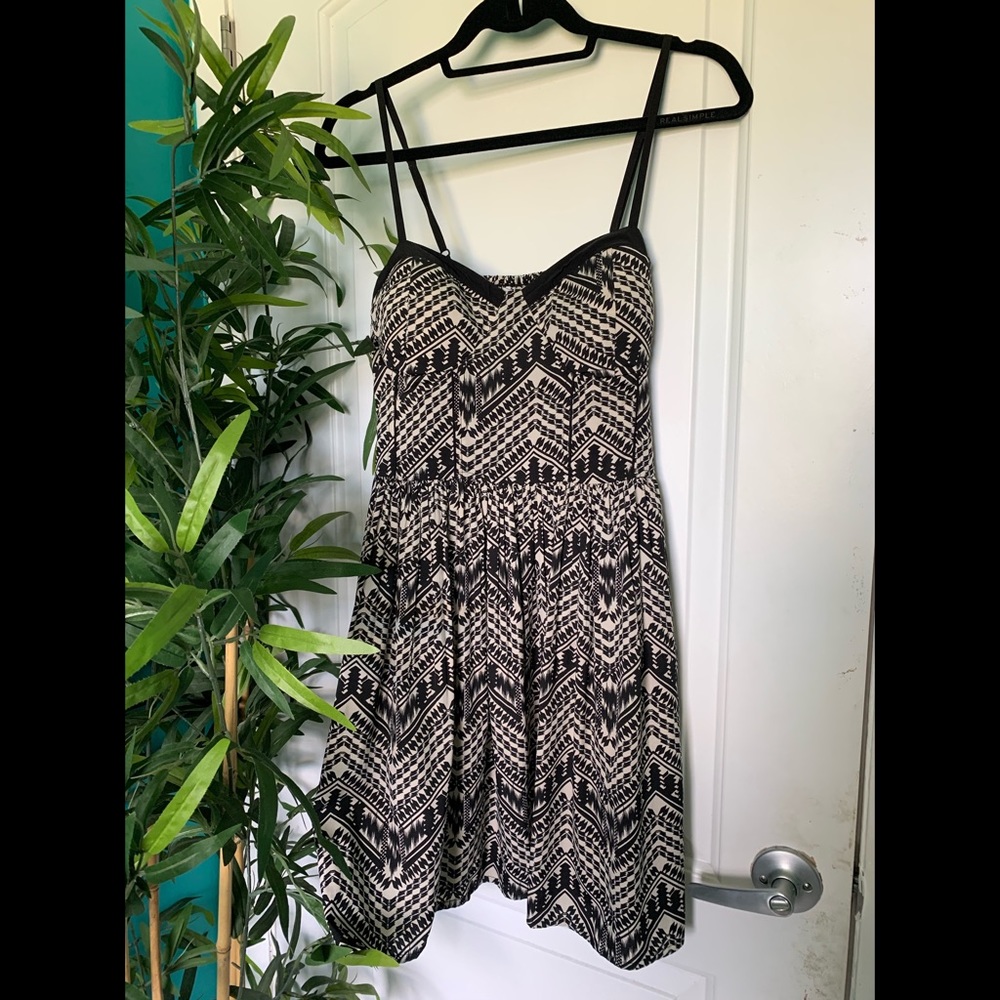 American Rag Black & White Strappy Dress